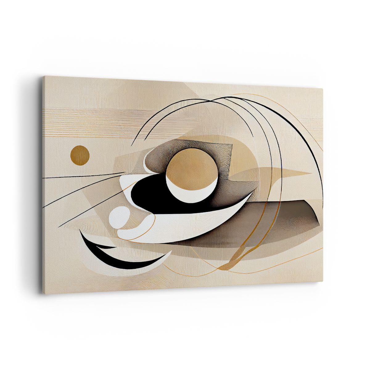 Cuadro Decorativo 100x70cm Moderno Horizontal Abstracto Pastel - 5802