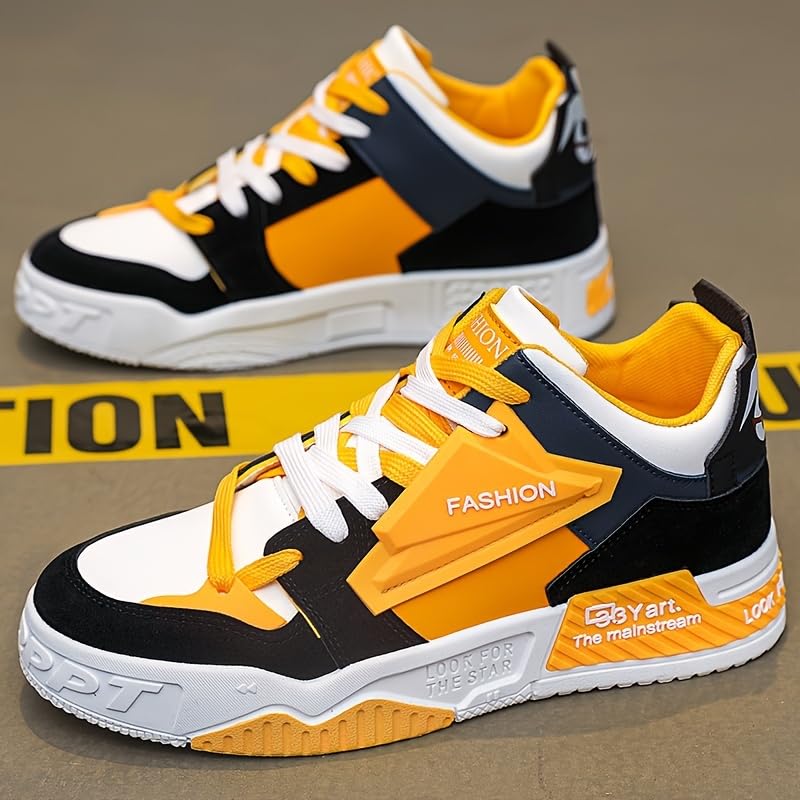 Men's Skate Shoes Lace-up Sneakers, Men's Fashion Sneakers2