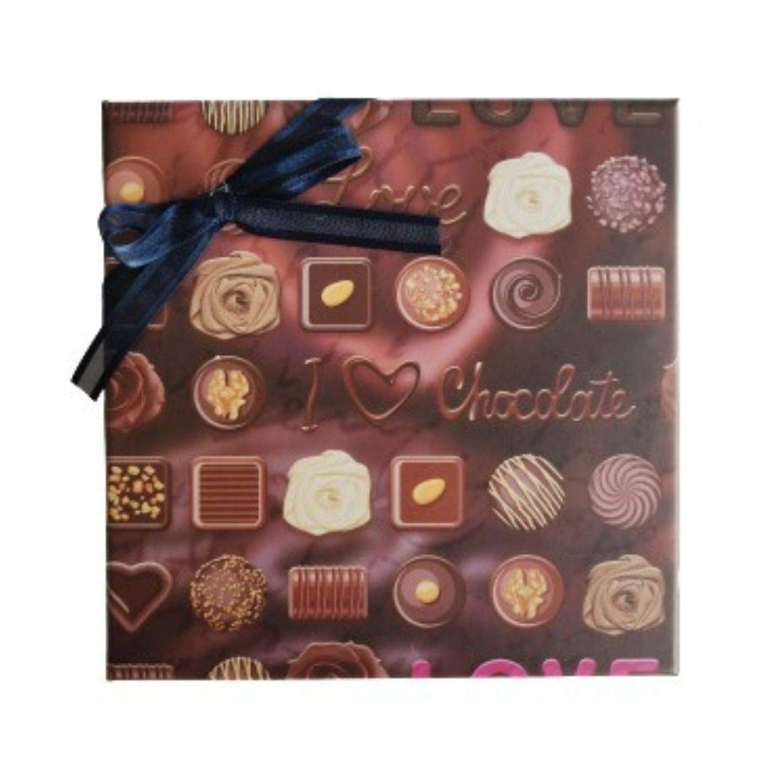MASOOM NX 12 Cavity Sweet Delight Chocolate Packing Rigid Cardboard Gift Box (Size: 15 x 15 x 4 Centimetres / 6 x 6 x 1.5 Inches) (Set of 6 Boxes)