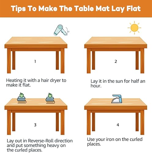 Miniatura 7 de Protector de mesa de PVC transparente de 16 x 60 pulgadas, protector de plástico transparente para mesa de comedor, mantel transparente para cocina,