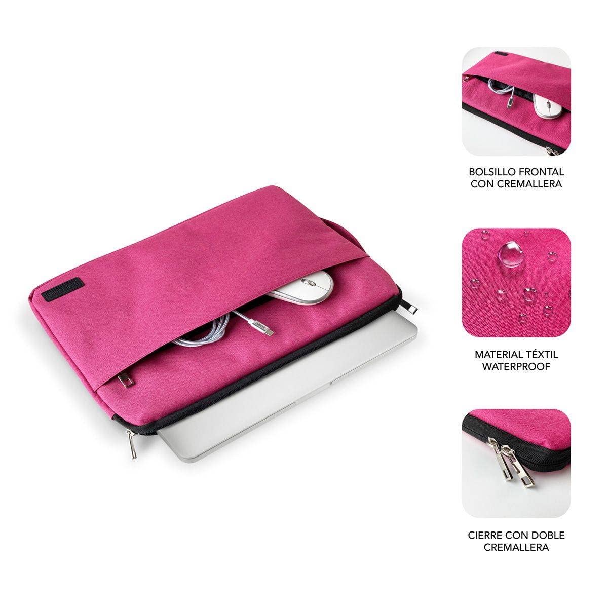 JOOEER 14 Pollici Custodia per laptop con aniglia per 14 Pollici