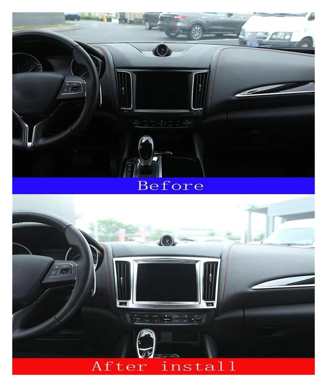 Accessori Interni In Fibra Di Carbonio Per Maserati Levante 2016 – Decorazioni E Protezione Interni Auto