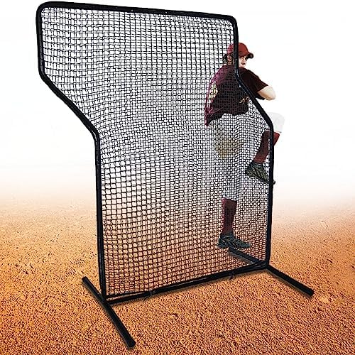OKAYES Z Screen Baseball Screen, Z Frame Baseball Pitching Screen, Steel Frame Softball Screen, Baseball Field Screen, Baseball Safety Screen, Softball Pitching Screen, Pitcher Screen Baseball