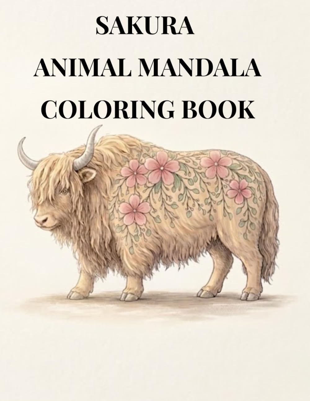 SAKURA ANIMAL MANDALA COLORING BOOK: A Relaxing Adult Coloring Book with Sakura-Inspired Floral Animal Mandalas (Mandala Coloring Series)