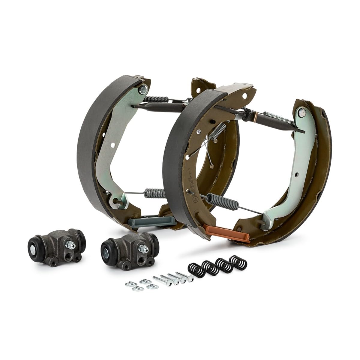 RIDEX 3859B0297 Kit frenos disco de tambor Trasero con accesorios con cilindro de freno de rueda con accionador con palanca freno de mano Compatible con NISSAN TERRANO II R20