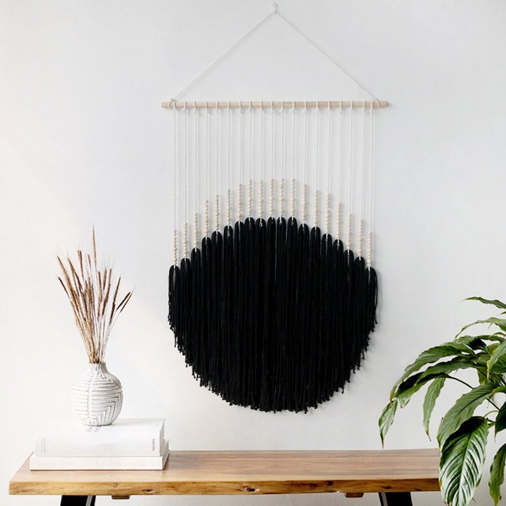 Tapiz Colgante Bohemio De Macramé Tejido, Adorno De Pared Estético para Hogar, Dormitorio, Sala De Estar, Oficina, Apartamento.