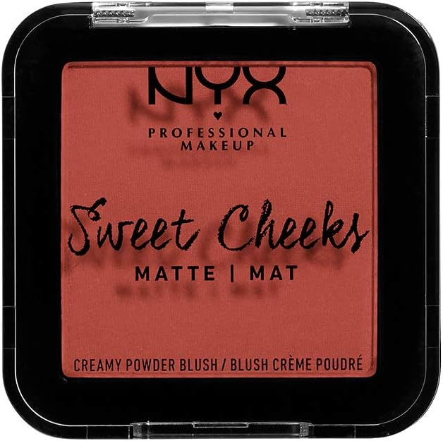 NYX PROFESSIONAL MAKEUP Sweet Cheeks Creamy Powder Blush Matte, Summer Breeze 10