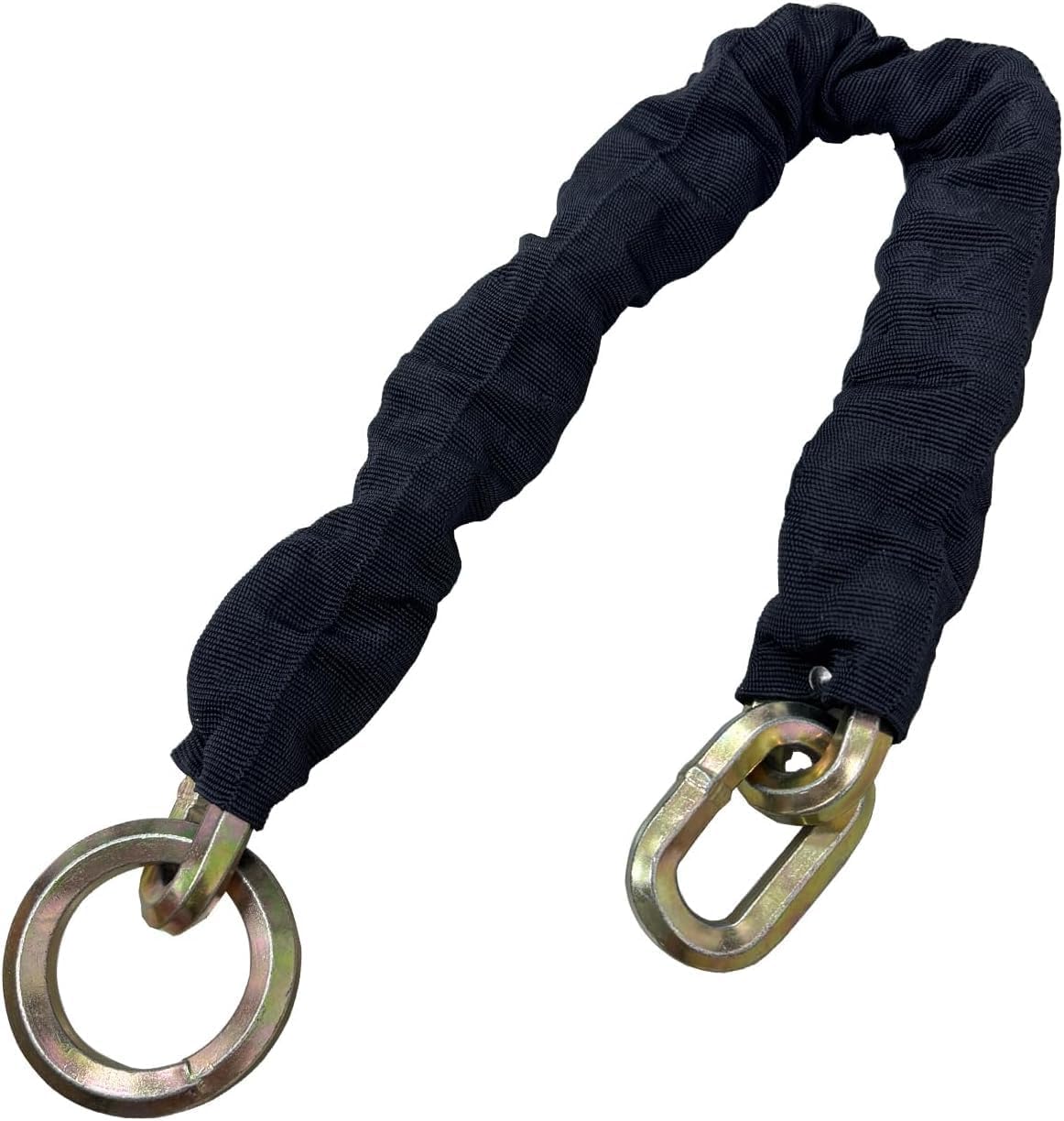 Heavy Duty Cut Proof Security Chain 4ft x 1/2 "Hardened Steel Cut Proof Lock for Motorcycles Trailers Gates Garage Anti Theft Security Chain【1.22m*12mm】