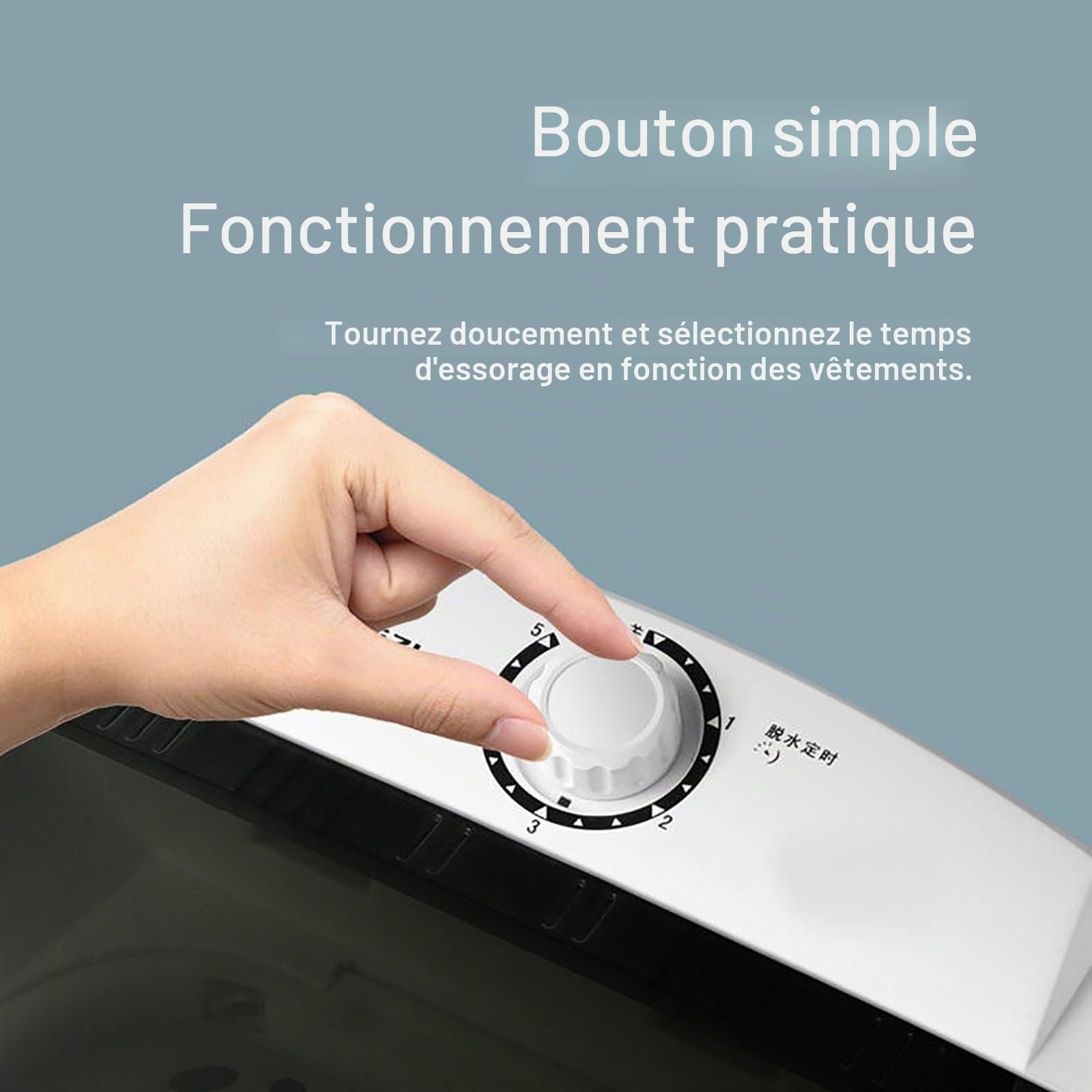 Sèche-Linge À Drainage par Gravité (10 Kg), 2800 TR/Min + Lumière Bleue 360°, Économie D'énergie - 5 Min : 0,016 KWh, Cylindre Intérieur en Acier Inoxydable + Conception De Bouton,A
