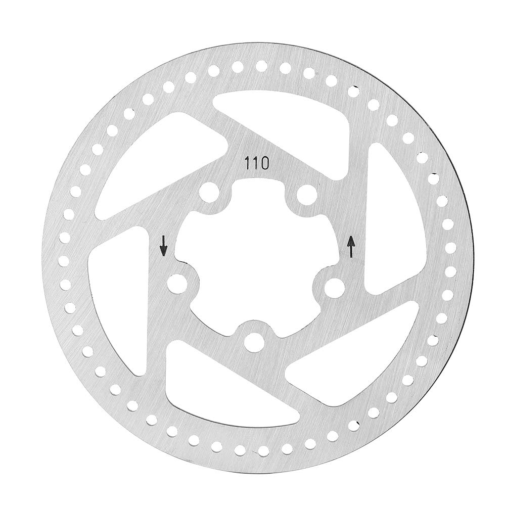 Hakeeta 110mm Disque de Frein en Acier Inoxydable Trottinettes électrique Replacement Part Accessoires 5 Trous, Pièces de Électr