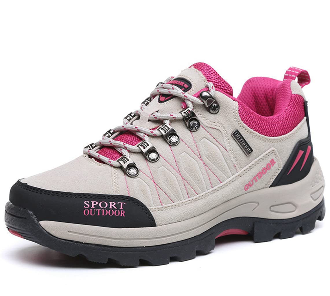 Zapatos De Senderismo para Mujer Impermeables Antideslizantes Botines Al Aire Libre Hike Trekking Botas De Absorción De Impactos para Acampar Escalada