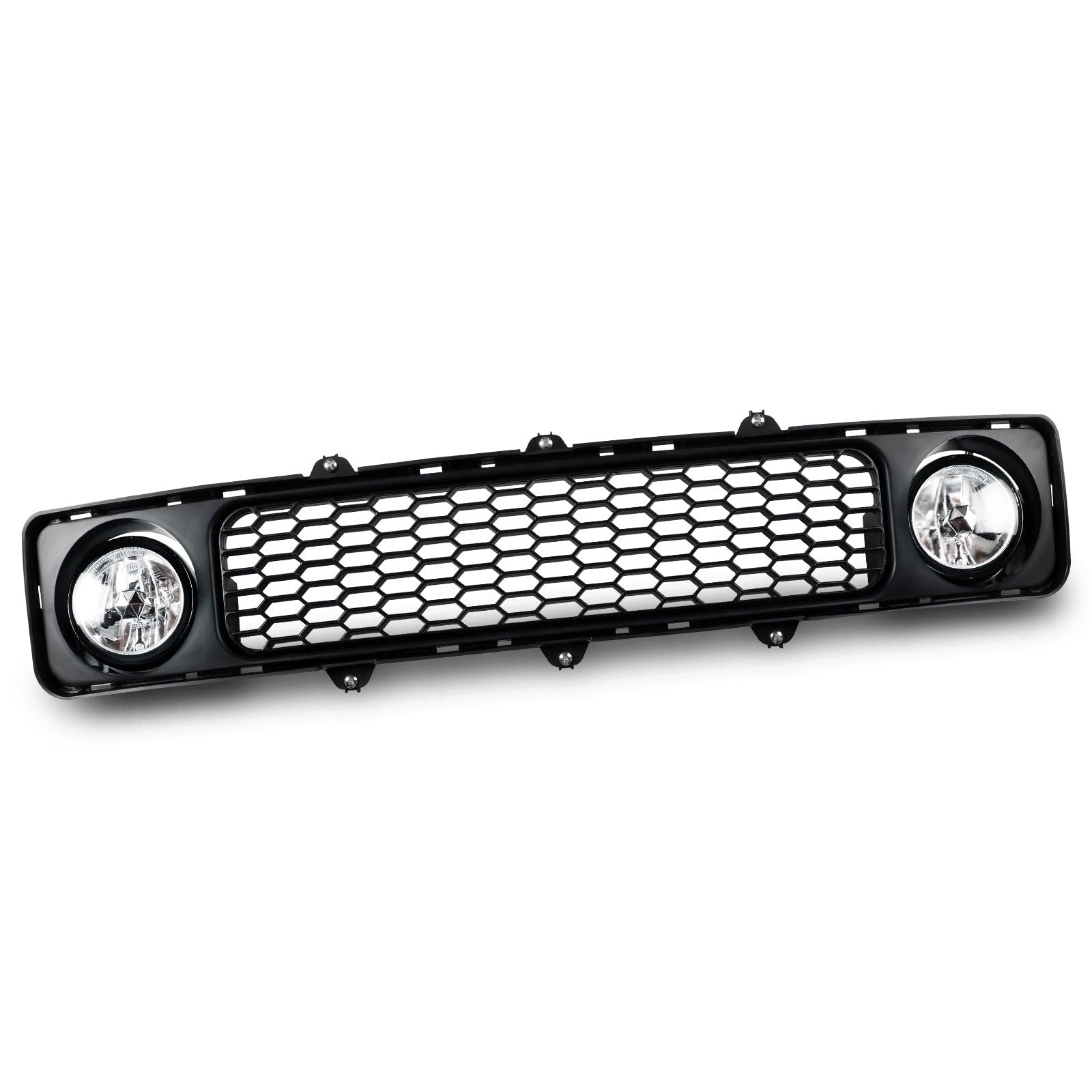 HEADLIGHTSDEPOT Halogen Fog Light Kit With Grille Compatible With Scion TC 2005-2010