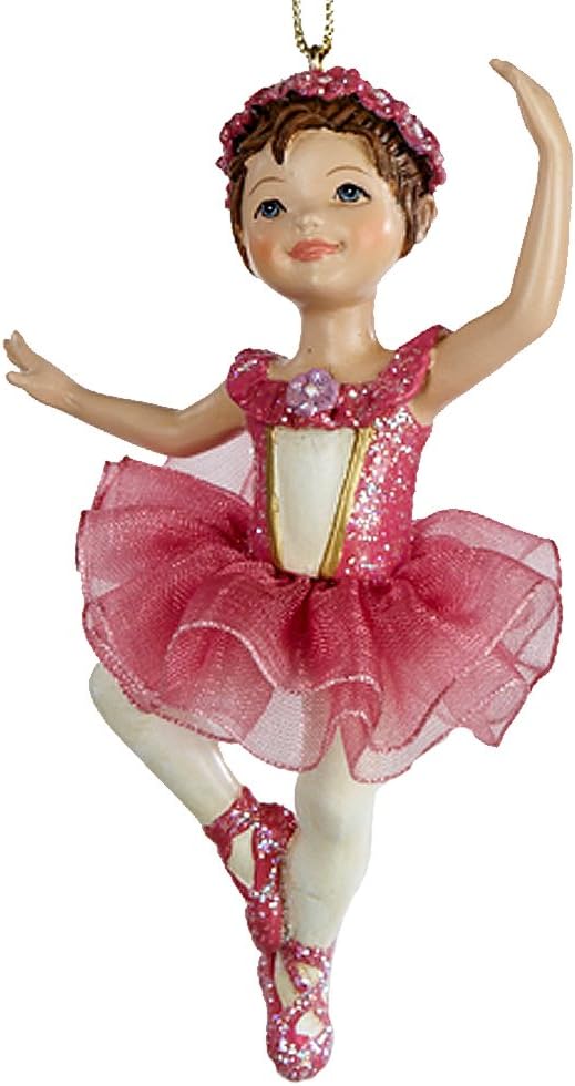 Kurt Adler Ballerina Nussknacker 30,5 Cm - Rosa Clara Mit Brünettem Haar