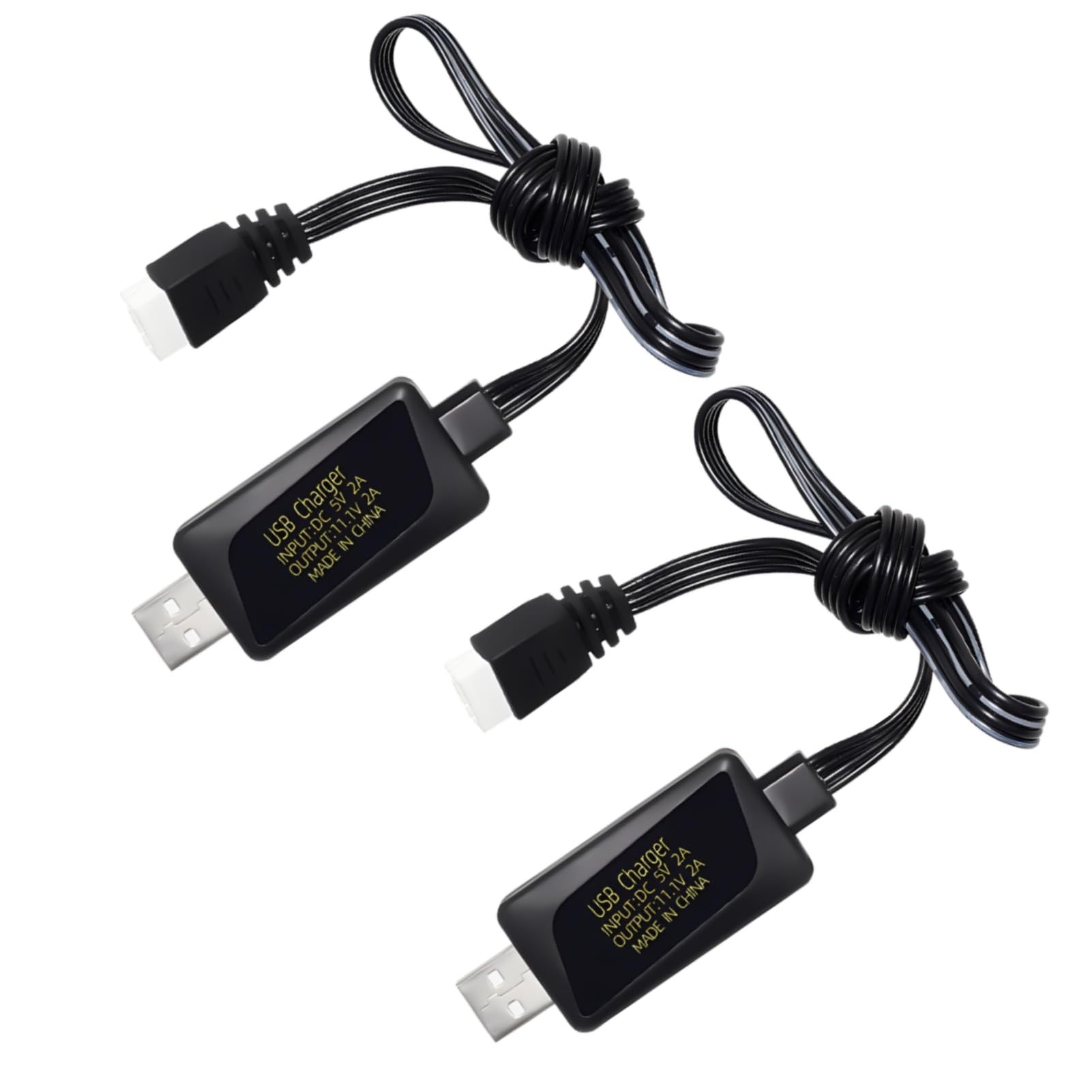 3S 11.1V 2A USB Charging Cable for RC Car, Drone, Vehicle Models, RC Ships, Toy Charger for Air Rifle with LED Display