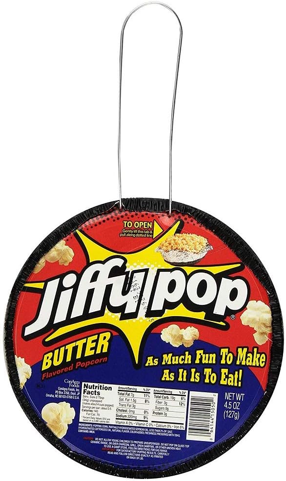 Jiffy Pop Butter Popcorn, 4.5 oz (Pack of 5)