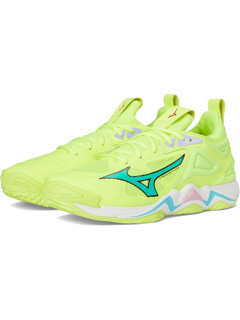 Yellow Mizuno Wave Momentum 3