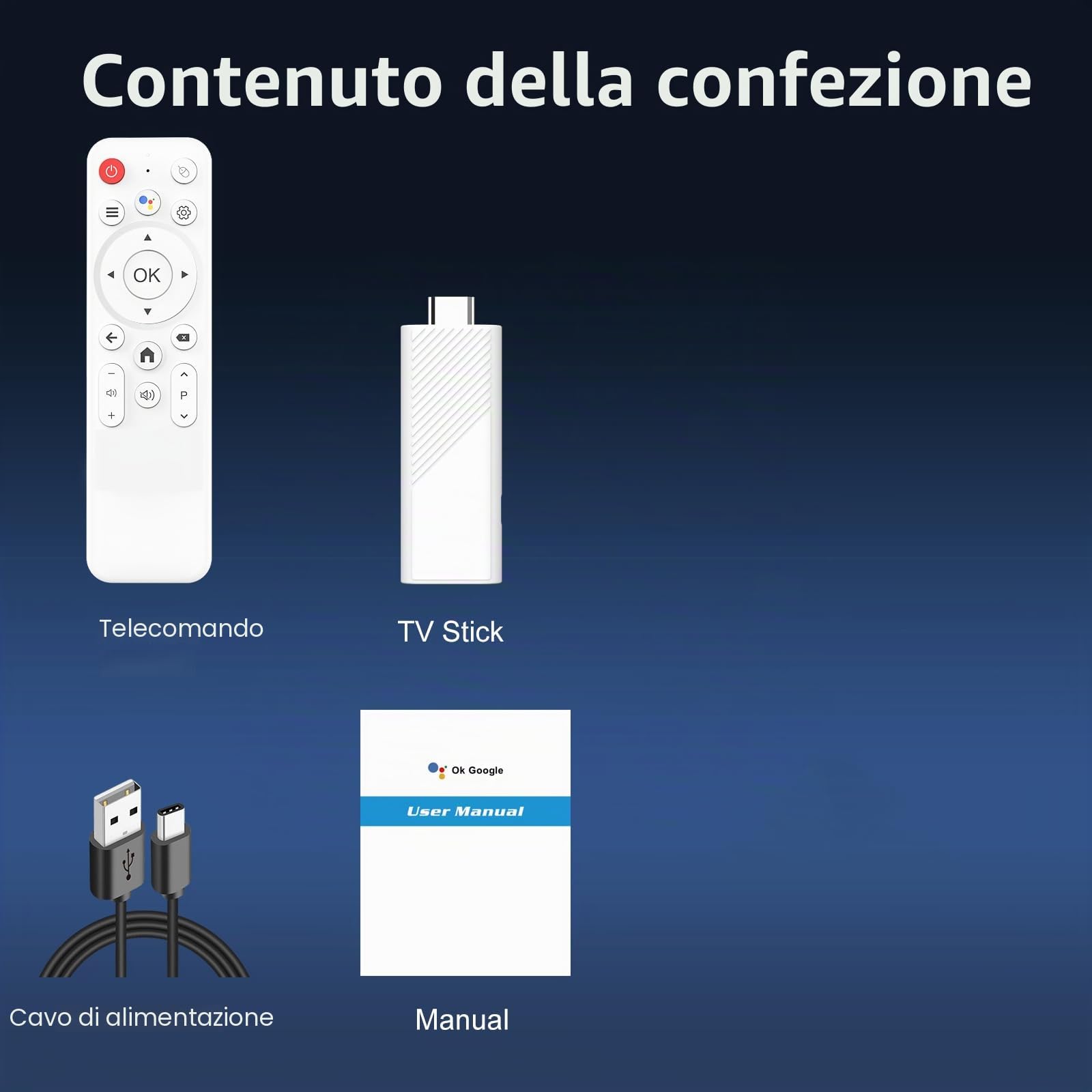 X88 H96 MAX Android 14.0 TV Stick ATV Quad-Core 16GB WiFi6 2,4G/5,8Ghz BT5.0 4K AV1 Ultra HD Smart Home Player con Controllo Vocale