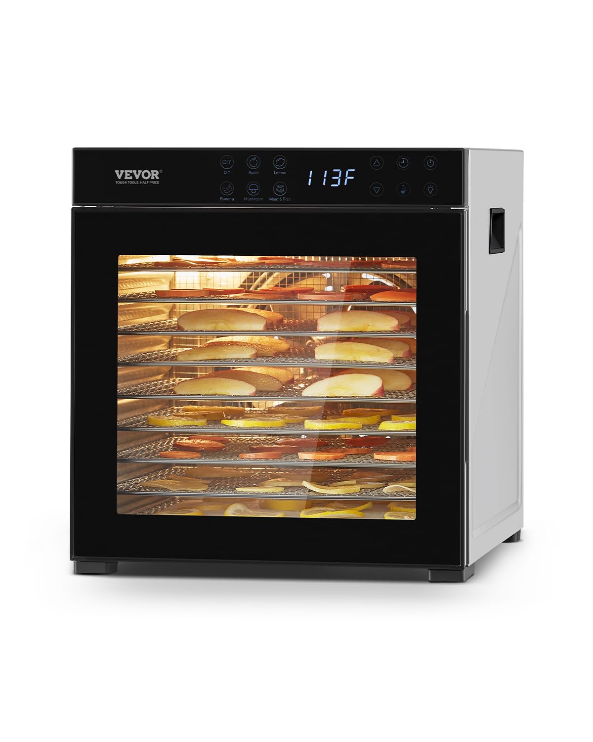 Vevor FD-1018 - Déshydrateur alimentaire 9 à 12 plateaux