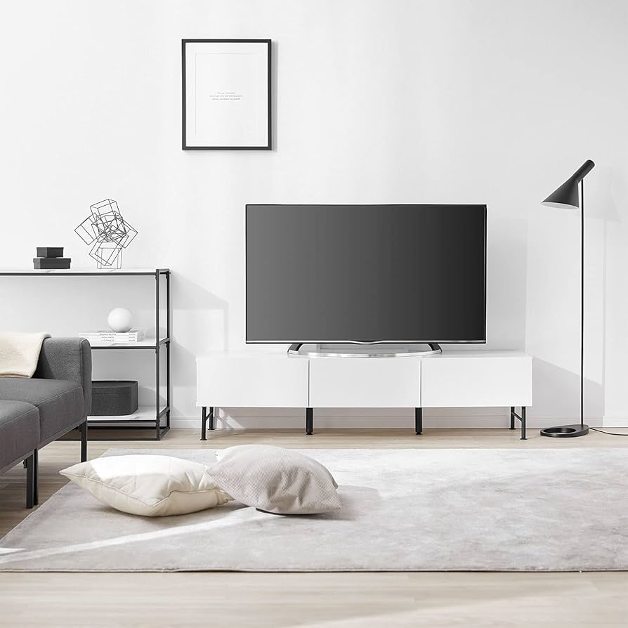 Amazon|LOWYA ロウヤ テレビ台 テレビボード 150cm ホワイト 収納棚 Amazon|LOWYA ロウヤ テレビ台 テレビボード 150cm ホワイト 収納棚