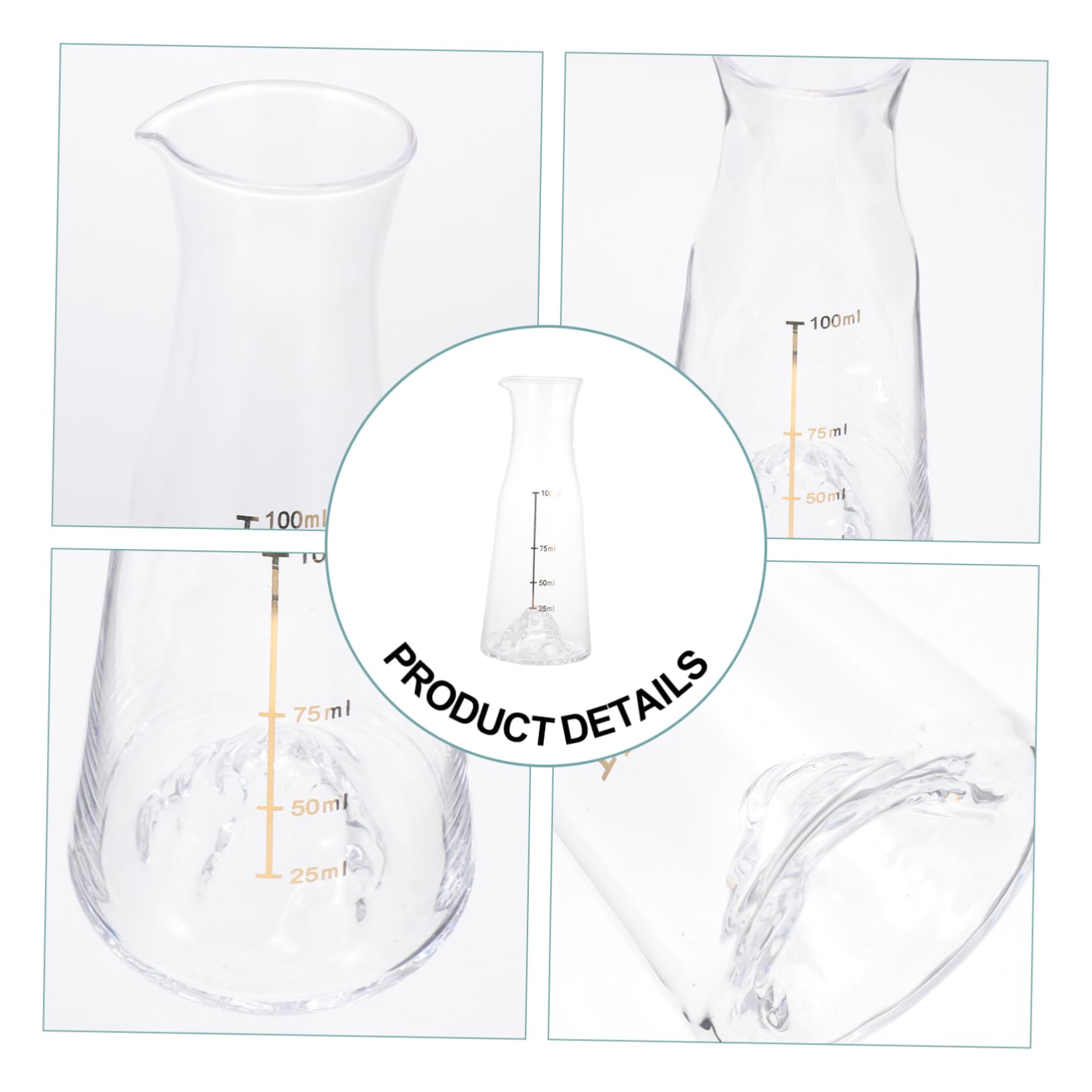 PRETYZOOM Glass Wine Decanter Handheld Wine Dispenser for Elegant Serving Unique Wine Accessory for Home Bar Use for All Wine Lovers