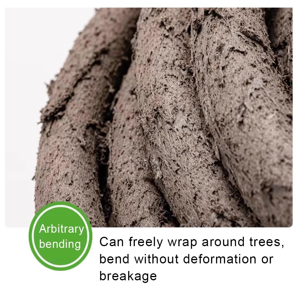 Tubo Flessibile in Rattan - 10 Metri di Protezione per Cavi in Resina Resistente agli Agenti atmosferici, Design Cavo, Adatto per Avvolgere Alberi, Ideale per progetti Idraulici Esterni.