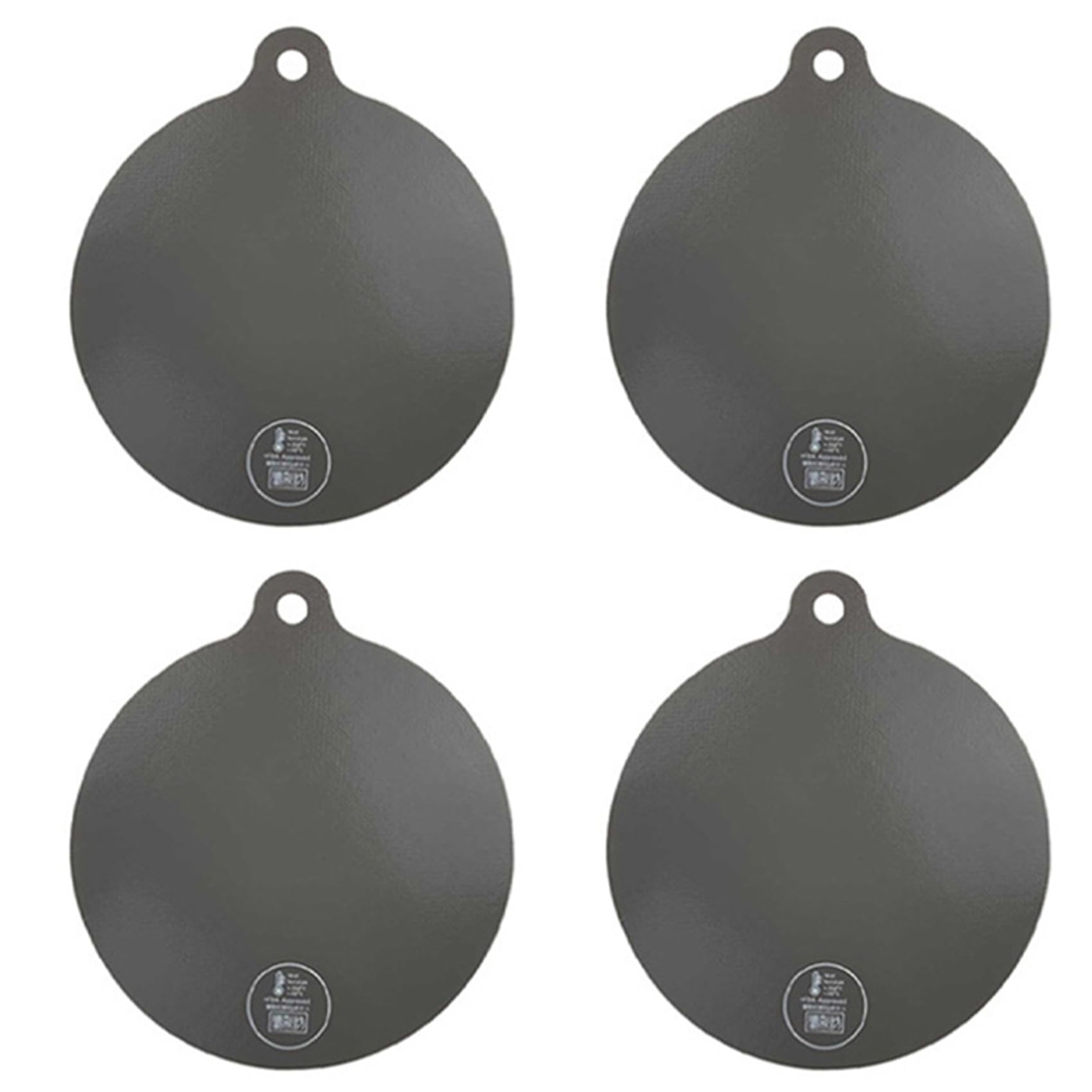 Hndhbfgrt 4X Induction Cooktop Mat Nonslip Induction Cook Top Pad Silicone Heat Insulated Mat Reusable Refrigerators and Ovens A