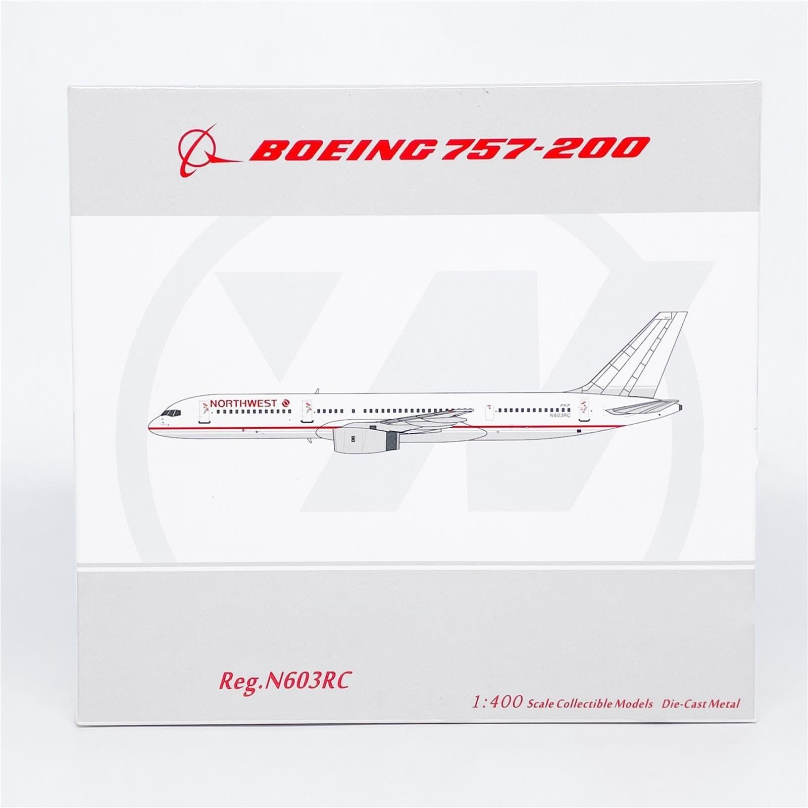 aerei a reazione Figurina in lega 1:400 della Northwest Airlines B757-200 regali per piloti