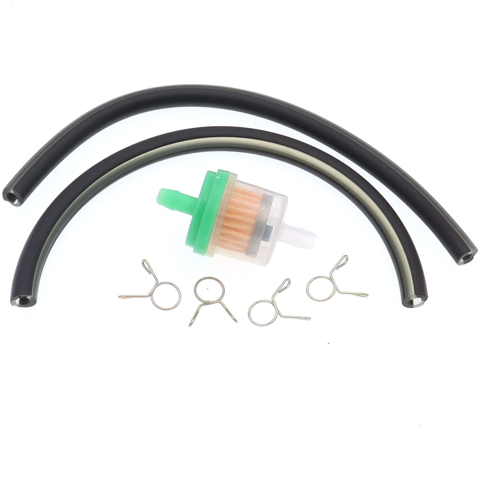 Motorcycle Parts 6mm Fuel Petrol Inline Gas Hose Pipe with Clips for 2 Stroke Mini Moto Dirt Bike ATV Quad(Navy Blue)