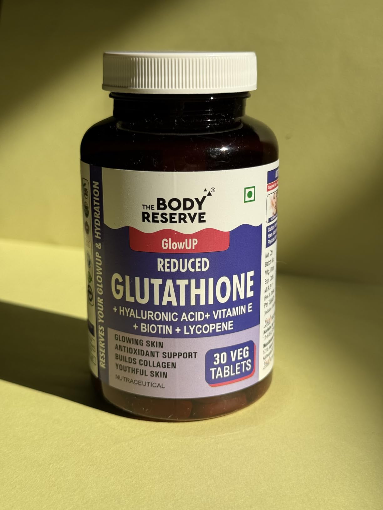 glutathione products review L-Glutathione Tablets 500mg for Skin Glow – THEBODYRESERVE 1Pc Brain Glutathione and GABA+ Select Size:30 Softgels