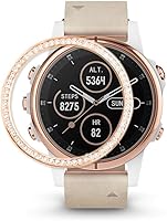 Vista 3 de Abanen Bisel de reloj para Garmin Fenix 5S, cubierta adhesiva de cristal brillante, anillo de protección antiarañazos para Garmin Fenix 5S/5S Plus