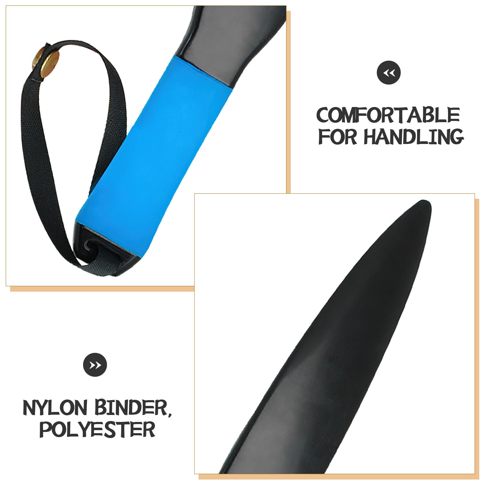 Toyvian Equipo de Entrenamiento para Perros Medianos Varilla Resistente y Mango Ergonómico, Adecuado para Control y Juegos de Adiestramiento en Exteriores