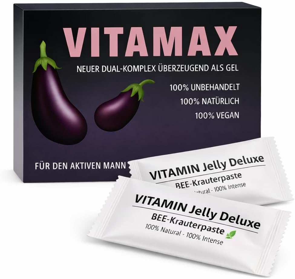 VITAMAX Active Edition   M nner Nahrungserg nzungsmittel   5 Beutel Mit hochdosiertem Maca Tribulus Ginseng L-Arginin Zink und hochwertiger Kr uterpaste