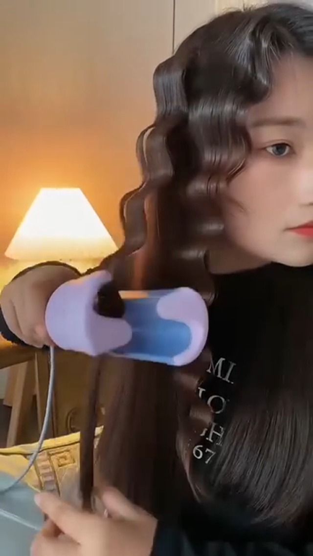Amazon | ヘアアイロン カール ウェーブアイロン【32㎜深U型