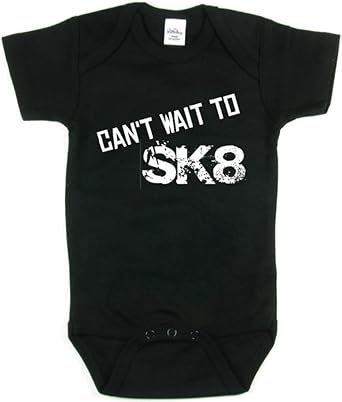 Amazon Com Can T Wait To Sk8 Skate Body Para Bebe Ropa Zapatos Y Joyeria