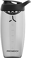 Vista 19 de Promixx Pursuit - Botella mezcladora de proteínas (32 onzas) – Mezclador silencioso sin bola, tapa a prueba de fugas, BPA/BPS y ECOZEN sin ftalatos