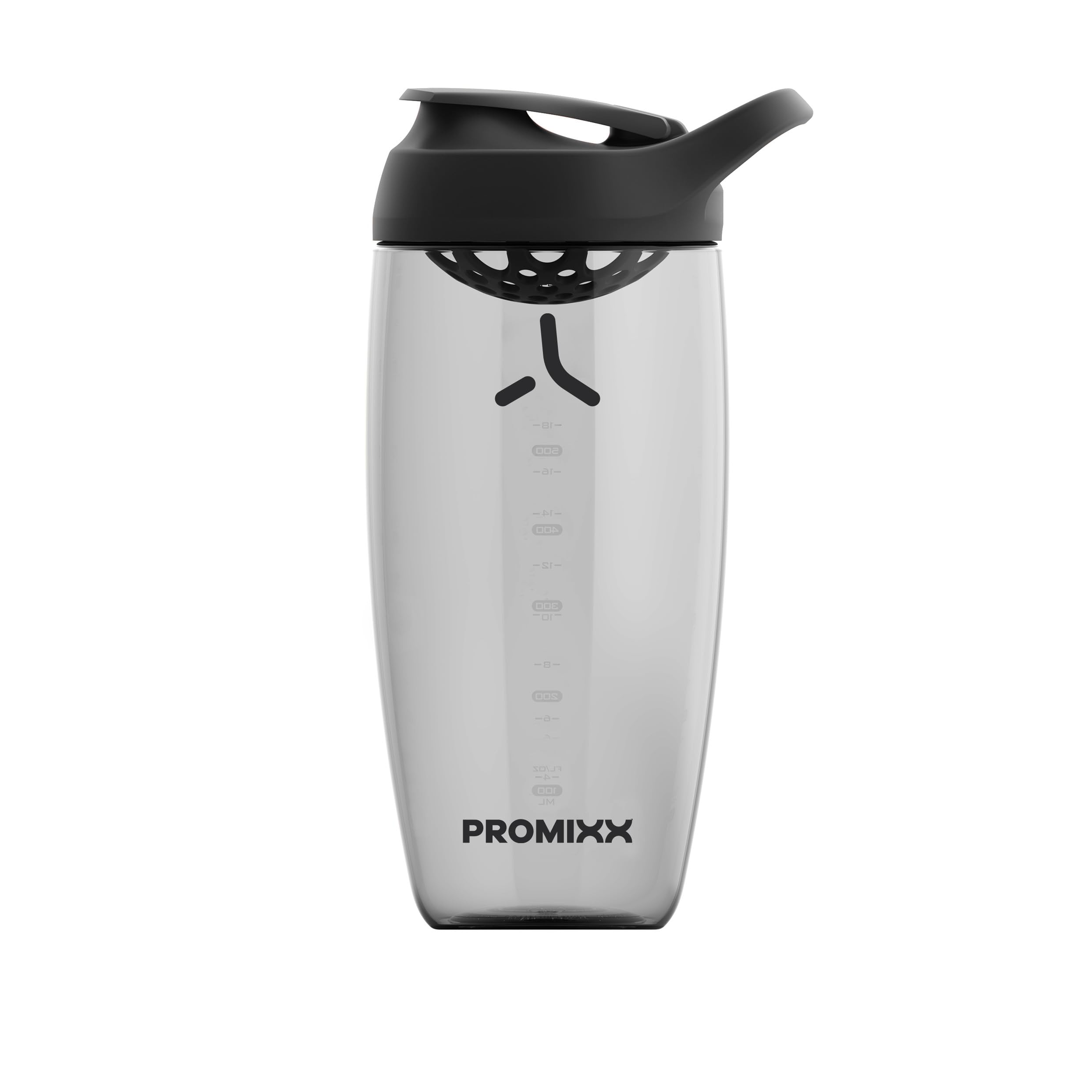 Pursuit Protein Shaker Bottle - Premium Shaker for Protein Shakes - Lifetime Durability, Leakproof, Odourless - 700ml / 24oz (Stealth Black)