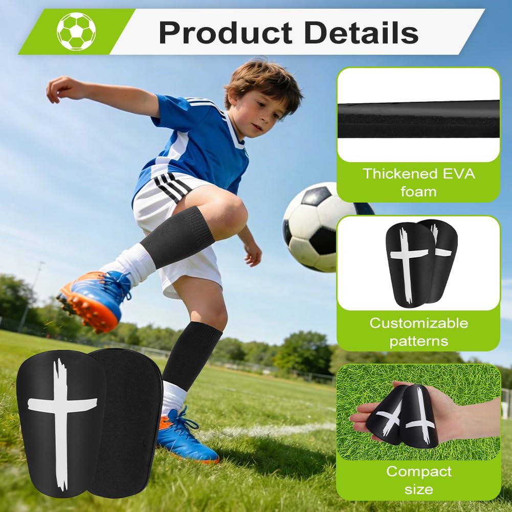 DiULi Mini Parastinchi Calcio, Parastinchi Calcio Calzino, Parastinchi Bambini, Parastinchi Piccoli Leggeri con Maniche Antiscivolo, Ideale per Calcio e Altri Sport - 3