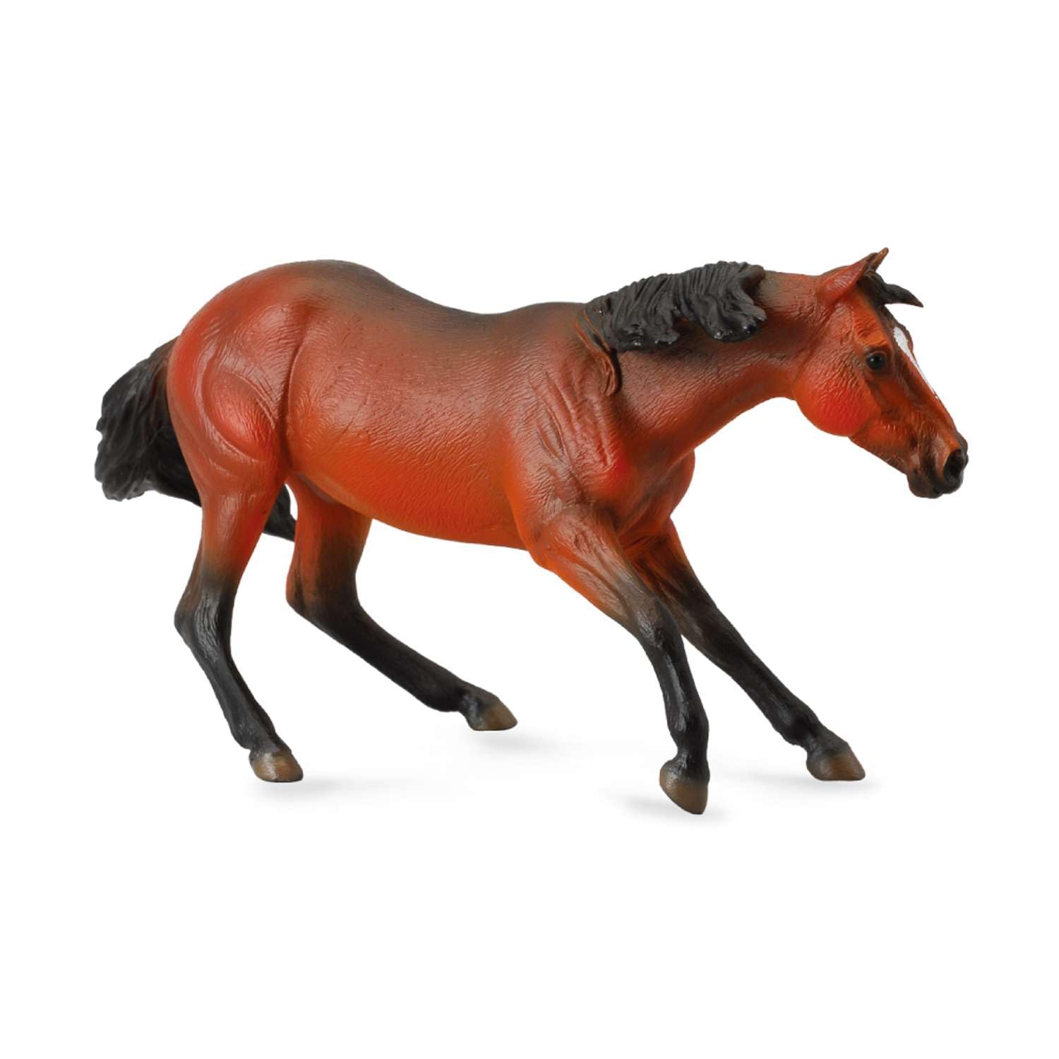 Horses Bay Quarter Horse Stallion Vinyl Toy Animal Figure
