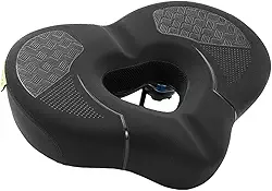 menolana Selim de bicicleta largo, confortável, com absorção de impacto, ergonômico, ideal para ciclismo urbano e para adultos.