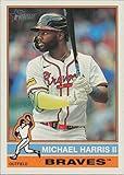 2025 TOPPS HERITAGE #410 MICHAEL HARRIS II SP ATLANTA BRAVES BASEBALL OFFICIAL TRADING CARD OF MLB
