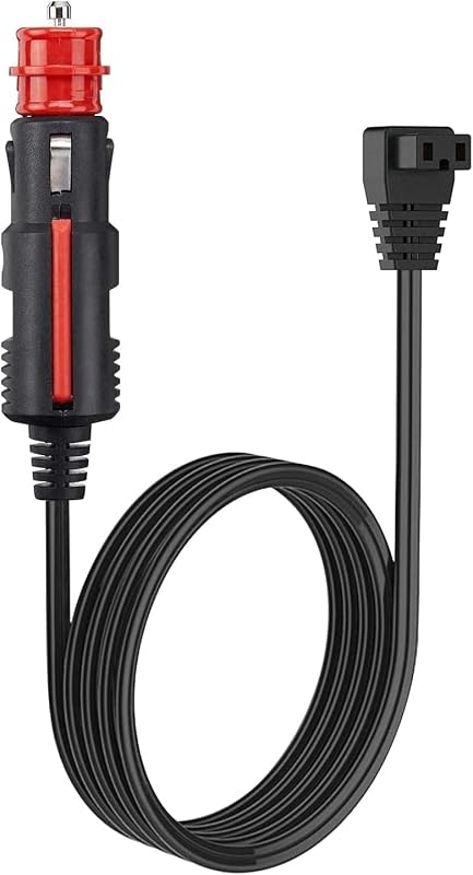 10FT Car Fridge Power Cord 12V/24V DC Car Charging Cable for Anker SOLIX EverFrost 2 ARB F40C4TMP AstroAI JOYTUTUS Alpicool ICECO Setpower VEVOR Dometic BougeRV Feelfunn EUHOMY Car Cooler Refrigerator