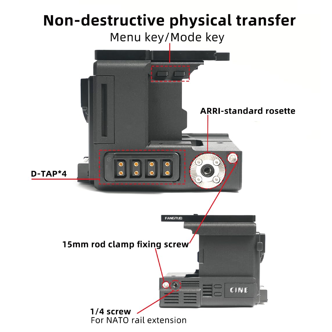 Amazon.com : FANGTUO X3V Camera cage for Sony FX30 / FX3 / FX3A