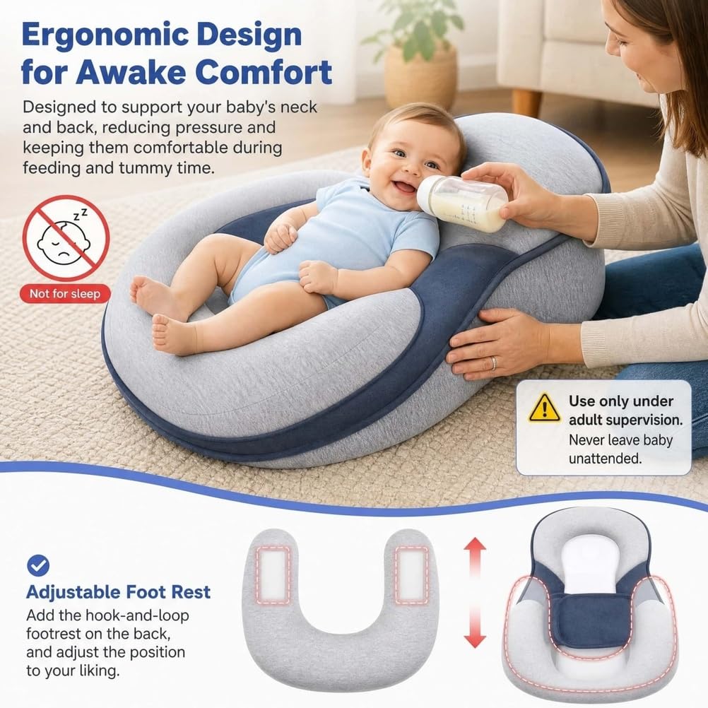 Almohada en cuña para bebés recién Nacidos e Infantes