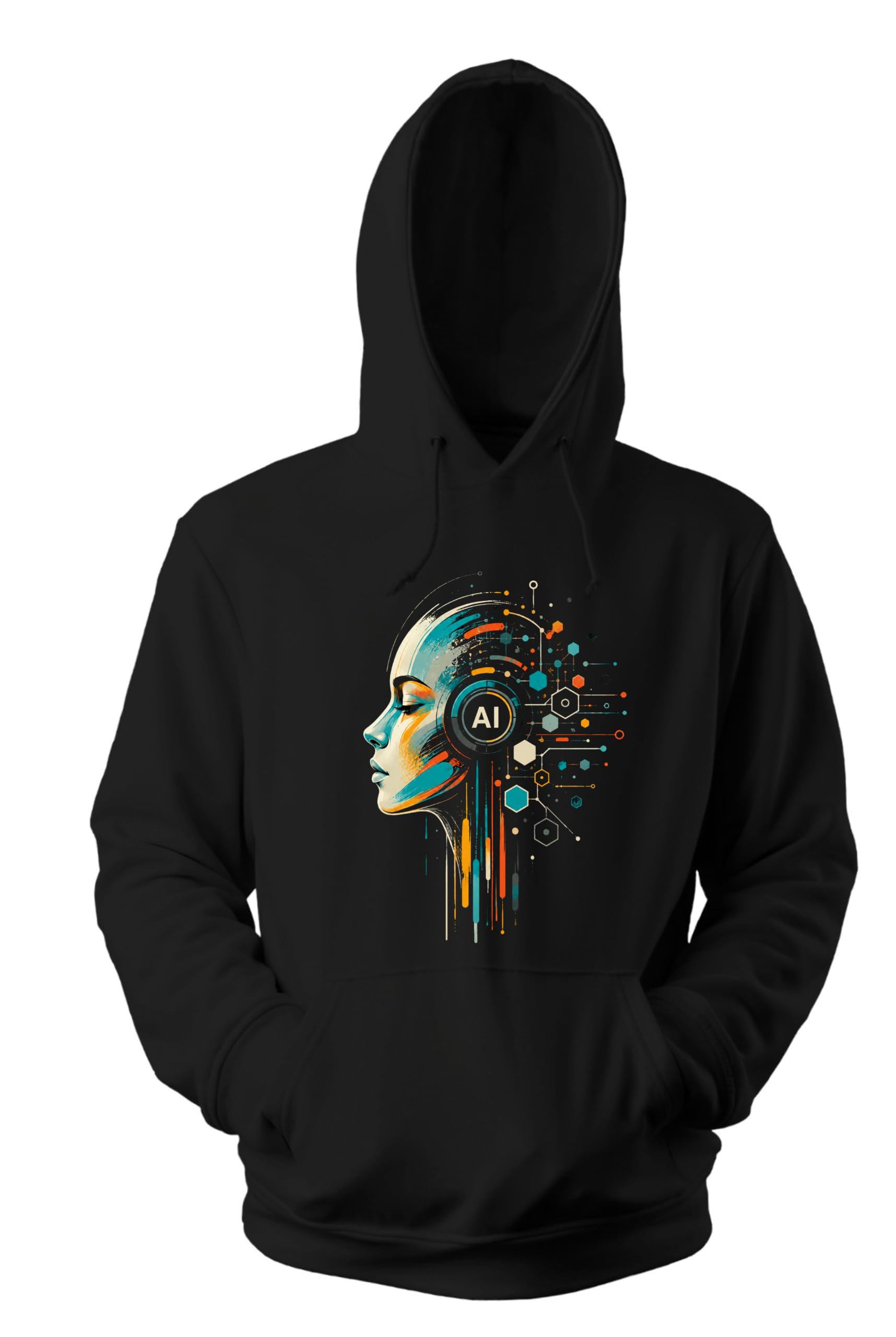 trendify Ai Robotics Printed Hoodie Sweatshirt| for Men & Women-picture-46
