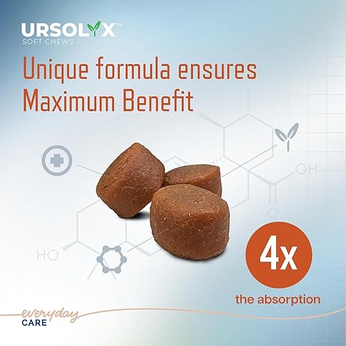 Miniatura 8 de Virbac URSOLYX Masticables suaves para perros  Apoyo a la salud muscular para perros mayores, activos o en recuperación, mediano  60 unidades de