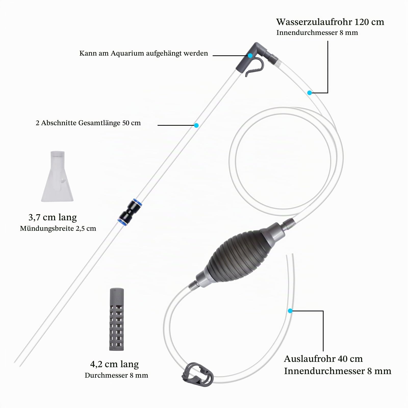 handpumpe aquarium CONNECTION 7 Stück Mulmsauger 2.2M Aquarium Wasserwechsel Aquarium Reiniger Aquarium Sauger Bodengrund Reinigen Aquarium Reinigungsset für Wasserwechsel Kies Sand Reinigung (Grau) Haustier 331591 NBC-77 SOF® 40mm NATO Filter For Gas Masks - CBRN Filter, 20 Year Shelf Life (Color):Ranger Green Kinderfahrrad 16 Zoll Pegasus
