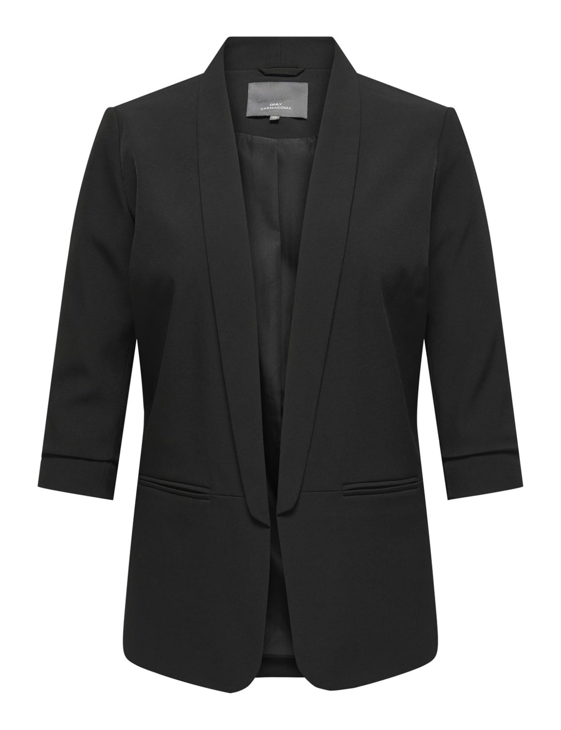 ONLY CARMAKOMA Women's Jacket Blazer, Black, 20