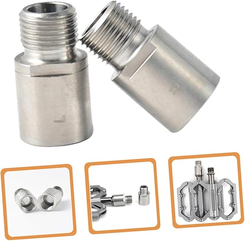 Miniatura 3 de 2 unids Pedal Extensor Adaptador de pedal de bicicleta de carretera Espaciadores de pedal Extensores de eje Pedal portátil para bicicleta Accesorios