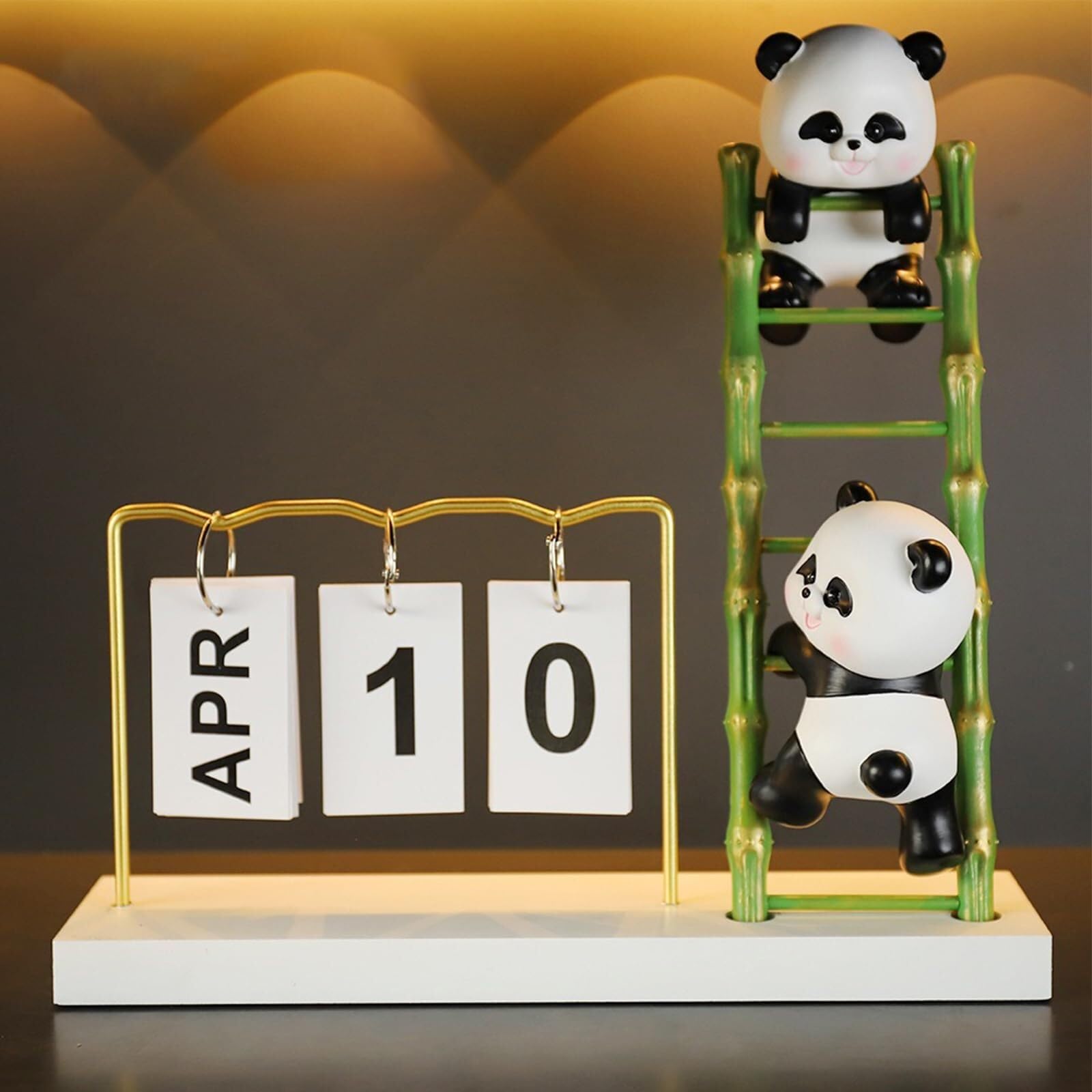 Calendari da tavolo motivazionali Calendario in resina, panda, metallo, decorazioni for scrivania perpetue di tutti i giorni Calendario da parete AT-A-GLANCE 2026