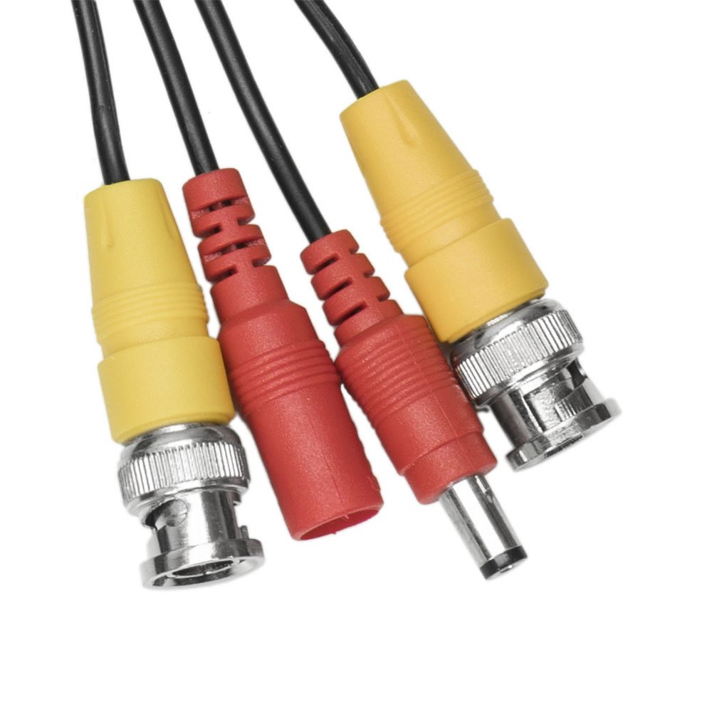Cable de Video e alimentación PNI CCTV 50M para cámaras analógicas AHD de vigilancia, 50 m